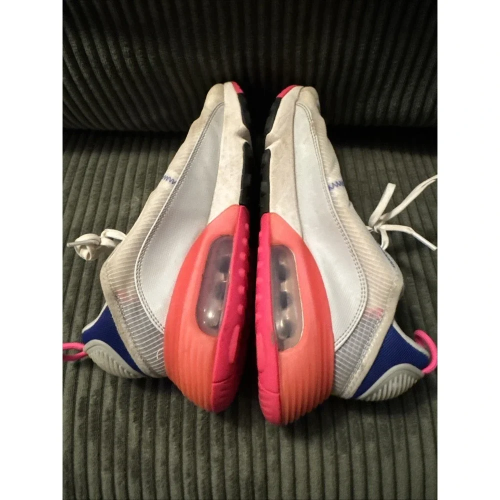 NIKE AIR MAX 2090 LASER PINK WHITE Ladies Running Trainers UK 7.5, EU 42 US‎ 10